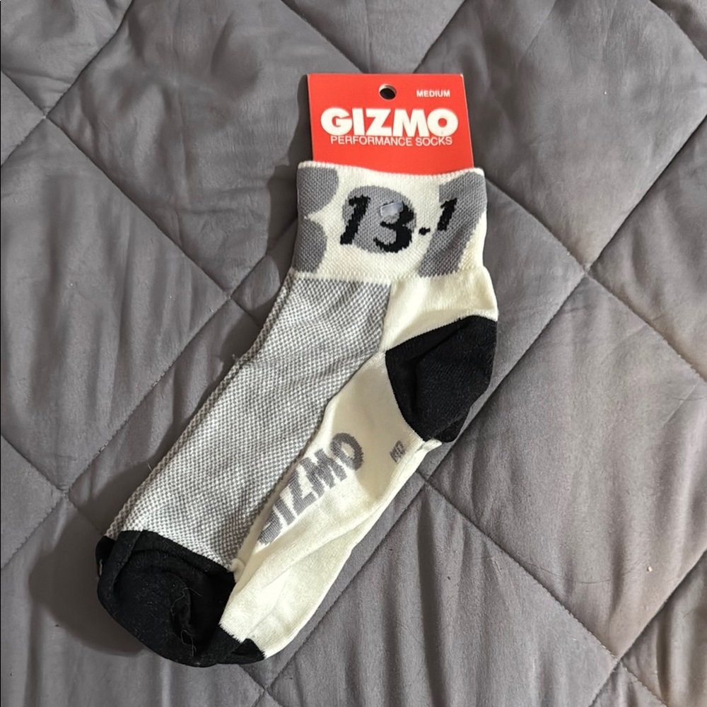 Black and White Athletic Ankle Socks